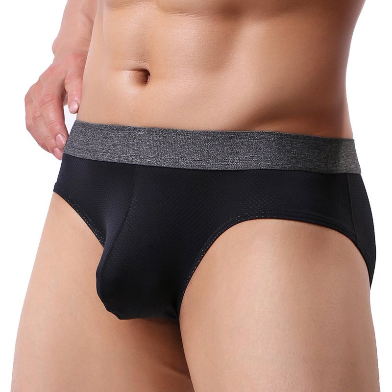 Summer Code Mens Micro Mesh Briefs Comfortable Bulge Pouch Underwear - Image 3